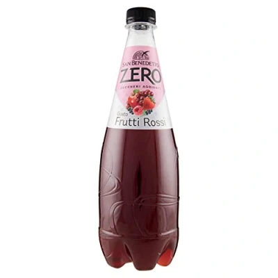 Afbeelding van 12 x San Benedetto Frutti rossi rood fruit nul suikervrije PET fles 75 cl suikervrij