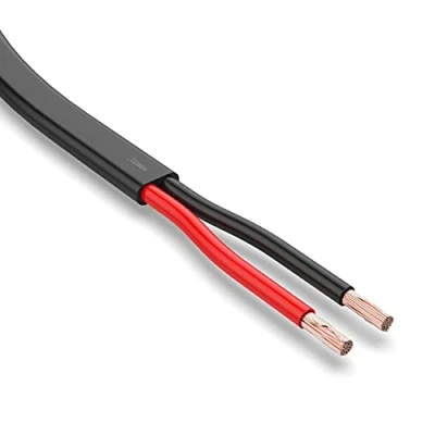 Afbeelding van FLRYY voertuigkabel, 10 m, 2 x 1,0 mm², platte kabel, aderige elektrische autoaanhangerkabel