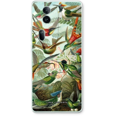 Afbeelding van Case Company® hoesje geschikt voor Oppo Reno 11 Pro Haeckel Trochilidae Soft Cover Telefoonhoesje Bescherming aan alle Kanten en Schermrand