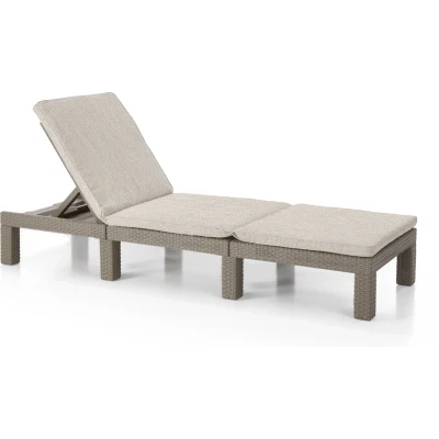 Afbeelding van Solstol Allibert by KETER Daytona 195 x 65 25,5 cm Beige
