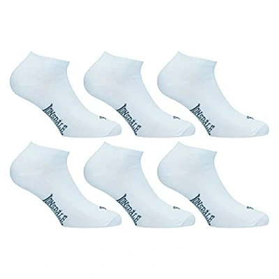 Afbeelding van Lonsdale Sneakers, 6 paar enkelhoge sokken, uitstekende katoenkwaliteit, Wit.
