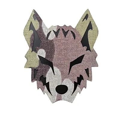 Afbeelding van LEGEEON Tactical Wolf Patch Multicam Military Veteran Morale Lasercut
