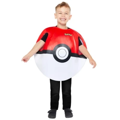 Afbeelding van AMSCAN Pokéball Pokémon kostuum voor kinderen 128/152 (8 12 jaar)