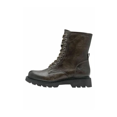 Afbeelding van Tamaris Enkellaarsjes met plateauzool, Dames, Maat: 41, Cigar Schoenen
