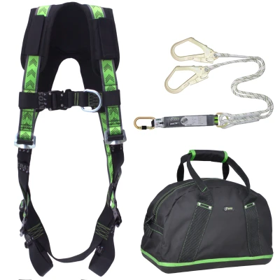 Afbeelding van Kratos Valbeveiliging Harnas Complete Set Standaard Plus 2x Haak S L