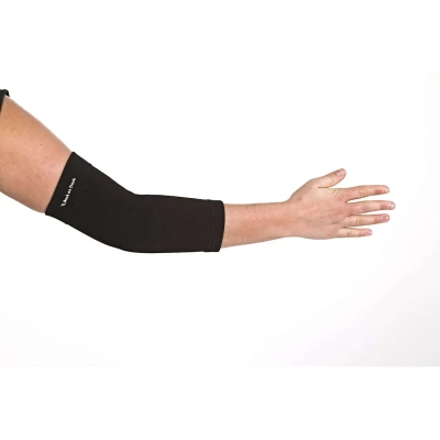 Afbeelding van Back on Track Fysio Ellebogbeschmr stretch Zwart XL 37 41 cm