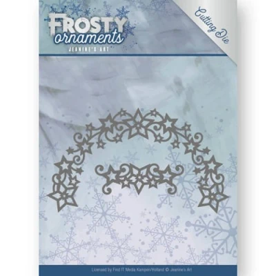 Afbeelding van Dies Jeanine`s Art Frosty Ornaments Wreath