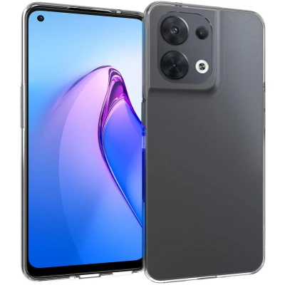 Afbeelding van Accezz Hoesje Geschikt voor Oppo Reno 8 5G Siliconen Clear Backcover transparant