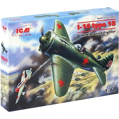 Afbeelding van ICM 72072 172 16 type I 18, WWII Soviet Fighter