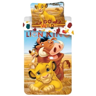 Afbeelding van Disney The Lion King Go Wild Dekbedovertrek Eenpersoons 140 x 200 cm Multi