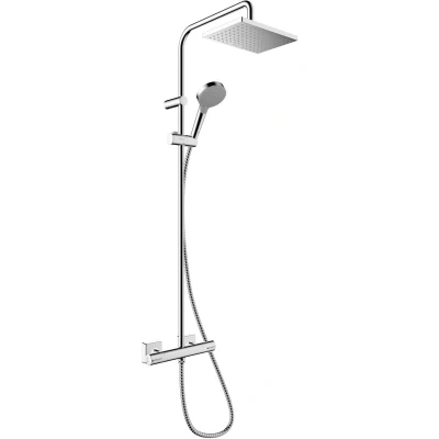 Afbeelding van Hansgrohe Vernis Shape Showerpipe 230 1jet met douchethermostaat