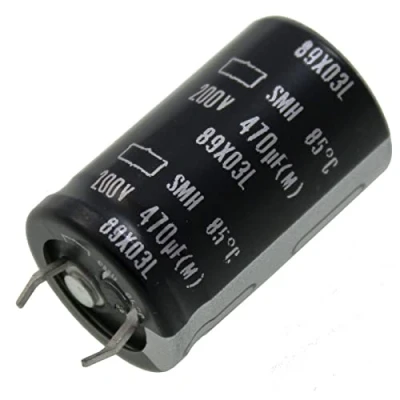 Afbeelding van 5 stuks Elko radiale instant condensatoren 470µF 200V 85C SMH200VNSN470M 22 x 35 mm 470uF