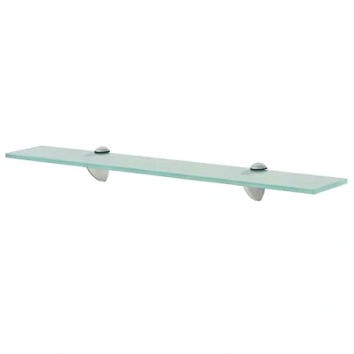 Image de VidaXL Étagère murale en Verre Fond étagère de salle bain 60 x 20 cm 8 mm