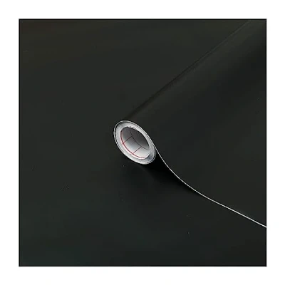 Afbeelding van d c fix Zelfklevende folie effen zijdemat zwart 90 cm x 2,1 m
