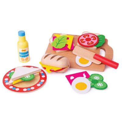 Afbeelding van Bigjigs Sandwich set Gezonde lunch