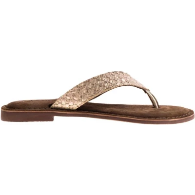Afbeelding van Lazamani Shiny Weave Teenslippers Dames