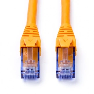 Afbeelding van Netwerkkabel Cat6a U/UTP 0.3 meter (100% koper, LSZH, Oranje)