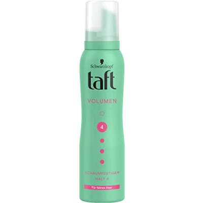 Afbeelding van Taft Volumeschuim voor fijn haar, fixatieniveau 4 (150 ml), haarschuim volume en sterke grip, styling met langdurige fixatie van 24 uur