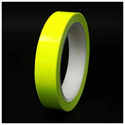 Afbeelding van Decoratieve plakstrips voor auto, motorfiets, boot, modelbouw, vele kleuren, lengte 10 m (neongeel, mm)