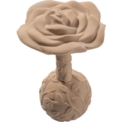 Afbeelding van Natruba bijtspeelgoed met rammelaar rose