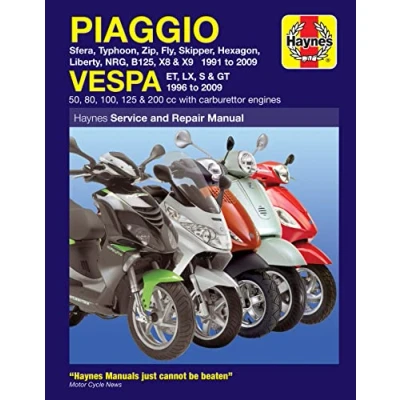 Afbeelding van Piaggio &amp; Vespa Scooters With Carburetto