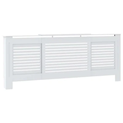 Afbeelding van Radiatorombouw 205 cm MDF wit
