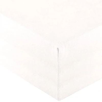 Afbeelding van aqua textil Royal Hoeslaken voor boxspringbed, waterbedden, katoen, elastaan, XL, 200 x 220 240 cm, sneeuwwit