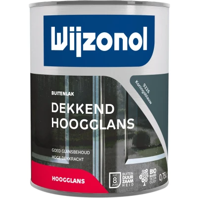 Afbeelding van Wijzonol Dekkend Hoogglans Koningsblauw 9226 750 ml
