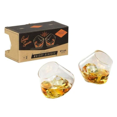 Afbeelding van Gentlemen&#039;s Hardware Whiskyglas Rock &amp; Roll 230 Ml 2 Stuks