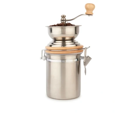 Afbeelding van La Cafetière Koffiemolen / Bonenmaler RVS