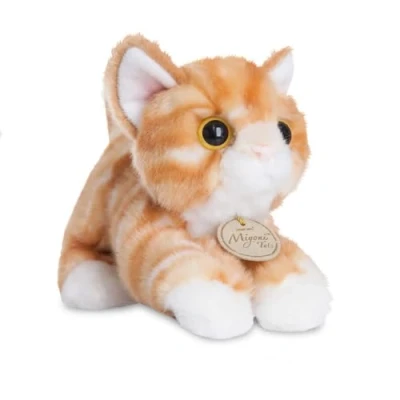 Afbeelding van Aurora Miyoni Kat Oranje/wit 20 Cm