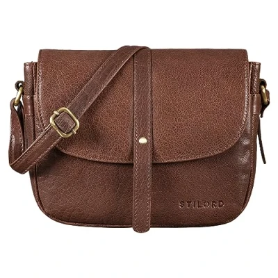 Afbeelding van STILORD &#039;Kira&#039; Lederen Handtas Dames Schoudertas Vintage Kleine Schouder Tas Uitgaan Avonden Winkelen