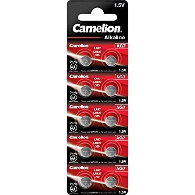 Image de Pack de 10 piles Camelion Alcaline AG7 0% Mercury/Hg