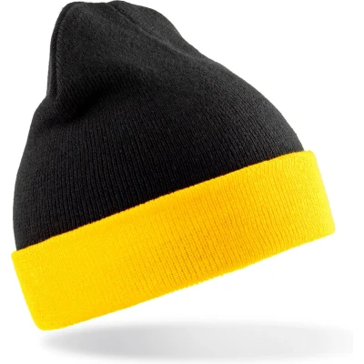 Afbeelding van Result Gerecyclede klassieke muts RC930X Black / Yellow