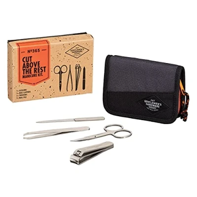Afbeelding van Gentlemen&#039;s Hardware Manicure Set 4 delig RVS Etui