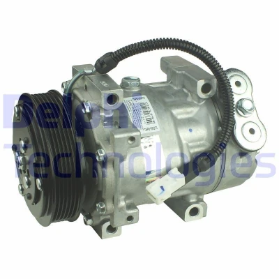 Afbeelding van DELPHI TSP0159273 AC Compressor Sanden SD7V16 PAG 46 Met compressorolie LANCIA: Phedra, PEUGEOT: 607 Saloon