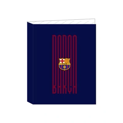 Afbeelding van Ringmap F.C. Barcelona 24/25 Kastanjebruin Marineblauw A4 26.5 x 33 4 cm