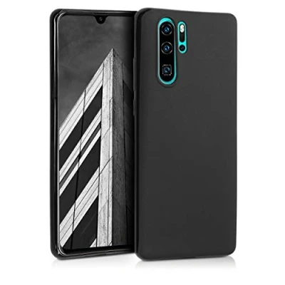 Afbeelding van kwmobile telefoonhoesje geschikt voor Huawei P30 Pro Hoesje smartphone Back cover in mat zwart