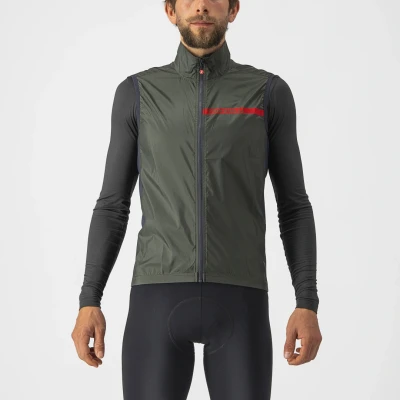 Afbeelding van Windvest Castelli Squadra Stretch maat Xl Groen
