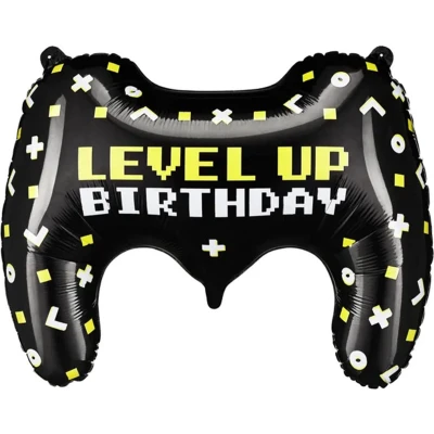 Afbeelding van Partydeco Folieballon Level Up Gamepad (60 x 45 cm)