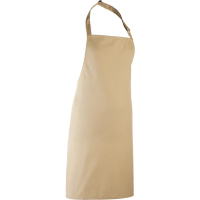 Afbeelding van Premier Colours Bib Apron PR150 Khaki Beige