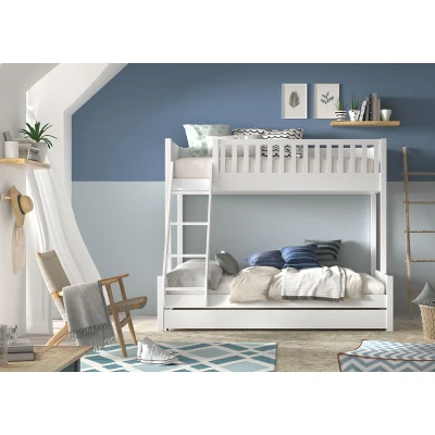 Afbeelding van KidsOnly Scott Familiebed met Slaaplade Wit