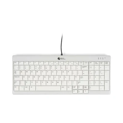 Afbeelding van Bakker Elkhuizen UltraBoard 960 V2 toetsenbord compact USB C, QWERTY VS donkergrijs, lichtgrijs doos