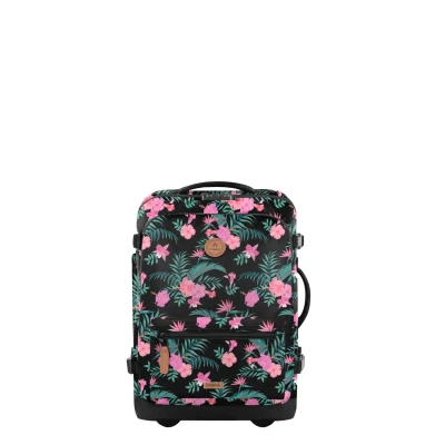 Afbeelding van CABAIA Trolley rugzak met laptopvak Soft Suitcase Essentials 48L Valladolid zwart 51cm