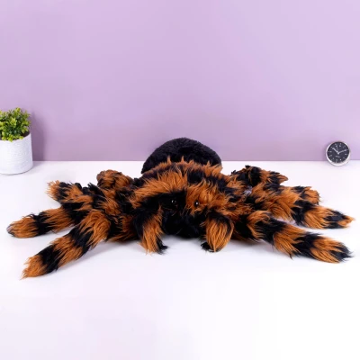 Afbeelding van MikaMax Giant Tarantula Plush Knuffel Halloween Decoratie Versiering 85 cm