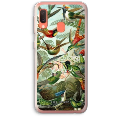 Afbeelding van Case Company® hoesje geschikt voor Samsung Galaxy A20e Haeckel Trochilidae Soft Cover Telefoonhoesje Bescherming aan alle Kanten en Schermrand