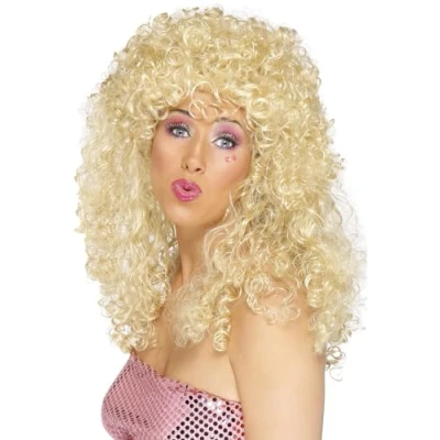 Afbeelding van &quot;Blonde minettepruik voor dames Verkleedpruik One size&quot;