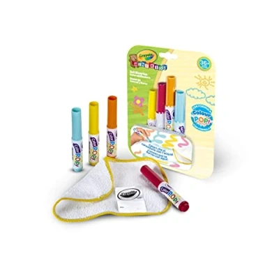 Afbeelding van Crayola Mini Kids Hobbypakket Colorpop Stiften Voor Kinderen Afwasbare Kleurmat Navulling