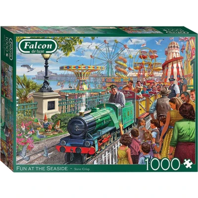 Afbeelding van Falcon Legpuzzzel Fun at the Seaside, 1000st.