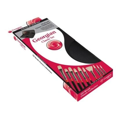 Image de Pinceaux en pochette Georgian Classic avec 10 brosses